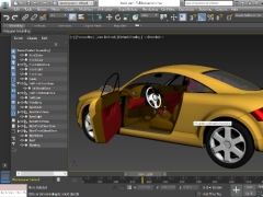 3d car model - mô hình 3d xe ôtô Audi với nhiều bộ phận chi tiết + kèm theo một số chuyển động Animation chạy tốt trên 3ds max và xuất file fbx