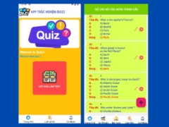 (ANDROID JAVA + SQLITE ) App thi trắc nghiệm Quizz Android có đầy đủ chức năng tính điểm số check đáp án đúng