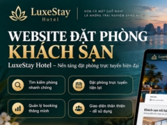 Báo cáo + Đồ án website đặt phòng khách sạn bằng PHP và MySQL theo mô hình MVC