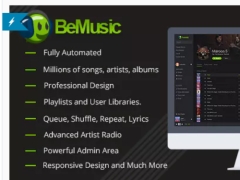 BeMusic - Music Streaming Engine Code tạo kênh website âm nhạc