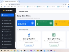 CafePOS – Hệ thống Quản lý và Đặt món Quán Cafe ASP.NET Core MVC - Flutter
