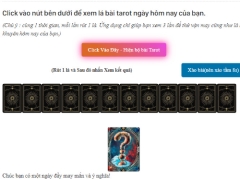 Code Bói Bài Tarot Hằng Ngày - Plugin wordpress