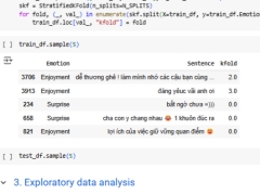 Code đồ án - Phân loại cảm xúc của tiếng Việt sử dụng PhoBERT + File Báo cáo - Xử lý ngôn ngữ tự nhiên - Code Python - Google Colab