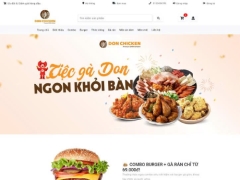 Code đồ án Code PHP & MySQL Website Bán Burger Donchicken Full code MVC + Database