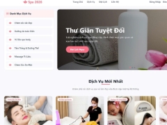 Code hệ thống web app đặt lịch hẹn spa