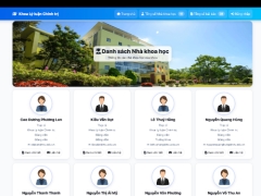Code PHP Công trình nghiên cứu khoa học của giảng viên