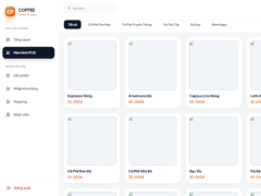 Code POS bán hàng cho quán cà phê đẹp