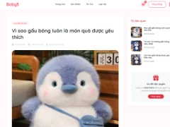 Code web app bán gấu bông babythree đẹp mới nhất 2026