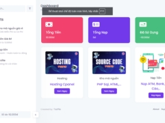 Code Web bán hosting, mã nguồn, tên miền, cronjobs TozPie Bản CMom