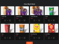 Code Web đặt vé xem phim