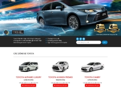 Code website bán hàng ô tô toyota 2023 thiết kế webiste ô tô theme web ô tô hyundai