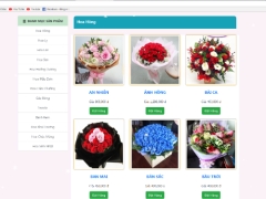 Code website bán hoa php thuần giao diện đẹp