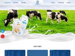 Code website giới thiệu sản phẩm cho công ty sữa