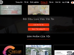 Code website giới thiệu thông tin, CV