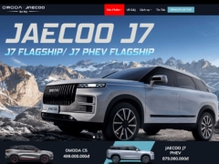 Code website kinh doanh ô tô xe Omoda & Jaecoo