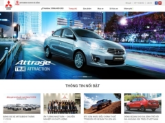 Code WordPress Website bán xe ô tô Mitsubishi Việt Nam MMV
