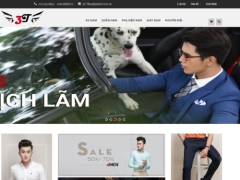 Cửa hàng bán quần áo giao diện đẹp