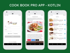 Đồ án Android Kotlin - Ứng dụng dạy nấu ăn online (Admin & Users) - Cook Book Pro App