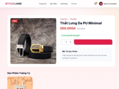 Đồ án bán quần áo php mysql