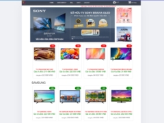 Đồ án + Báo Cáo website shop bán Ti Vi bằng PHP & MYSQL đầy đủ chức năng quản trị và người dùng: giỏ hàng, đặt hàng,thêm, sửa, xóa sản phẩm (kèm báo cáo WORD 60 trang đủ 7 loại UML)