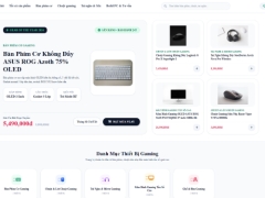 Đồ án website bán thiết bị gaming