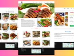 Đồ án website đặt đồ ăn FISH PHP & MYSQL đầy đủ chức năng quản trị và người dùng: giỏ hàng, đặt hàng,thêm, sửa, xóa sản phẩm