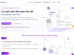 Đồ án website Thi trắc nghiệm online - ReactJS, NodeJS | Responsive Mobile-first