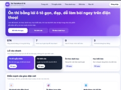 Dự án web app thi thử lý thuyết bằng lái xe ô tô