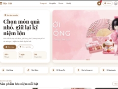 Dự án Web bán đồ lưu niệm Mộc Gift