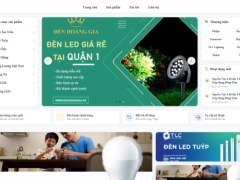 Dự án website bán đèn led