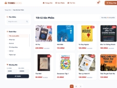 Dự án website bán hàng TOMSBOOKS bằng PHP