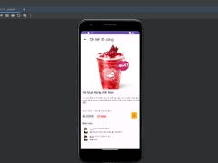 Full code App Android đặt trà sữa bằng java giao diện hiện đại