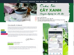 Full code giới thiệu dịch vụ chăm cây xanh tại nhà wordPress siêu đẹp chuẩn seo