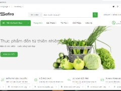 Full Code Web TMĐT Safira bán thực phẩm sạch, Thanh toán Online, Quản lý đơn hàng...
