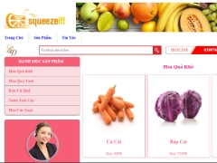 Full code website bán hoa quả