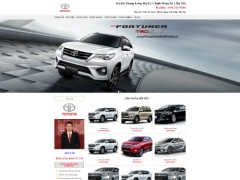 Full code website showroom ô tô Toyota chuẩn seo