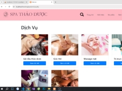 Full code website spa hệ thống quản lý dịch vụ spa thẩm mỹ viện đặt lịch online, bán sản phẩm làm đẹp, quản lý nhân viên spa làm đẹp
