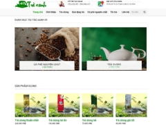 Full code Website Wordpress Langding Page Giới Thiệu Công Ty bán trà xanh