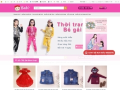 Full code Wordpress Baby Store - website bán hàng thời trang cho bé