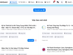 Full Source + Báo cáo | Website Tuyển Dụng Giống TopCV