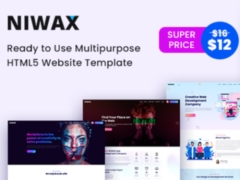 Giao diện Niwax Portfolio - Giới thiệu doanh nghiệp - Creative Agency & Portfolio HTML Template