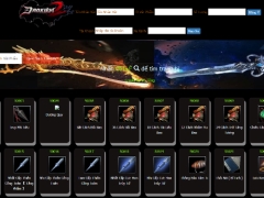 Giao diện web GM Game Đao Kiếm 2 (Full hình ảnh item dành cho server offline)