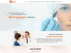 Giao diện wordpress bán Mỹ phẩm, Clinic, Thẩm mỹ cực đẹp, thẩm mỹ viện