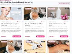 Hệ thống đặt lịch viện thẩm mỹ & spa chăm sóc da chuyên sâu