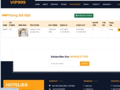 Hệ thống quản lý đặt phòng khách sạn ASP.NET MVC - SQLserver - Hỗ trợ Hosting