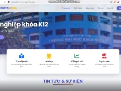 Hệ thống quản lý trường học giao diện đẹp full chức năng