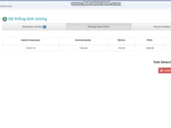 Hệ thống tính lương php