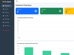 Hệ thống web app quản lý đội bóng