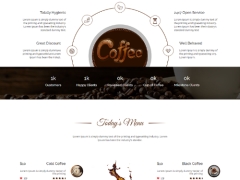 HTML landing page bán hàng cafe cực đẹp 2020