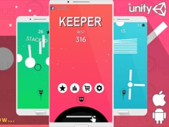 IOS Android 2018 - Game Keeper  full Ads and Leaderboard